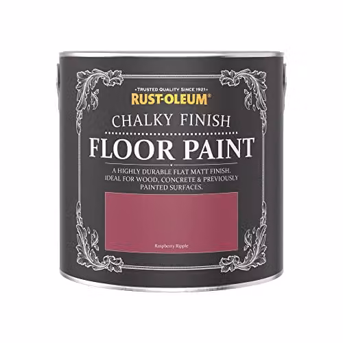 Rust-Oleum Pink Scratch-Proof Floor Paint in Matt Finish - Raspberry Ripple 2.5L – 3