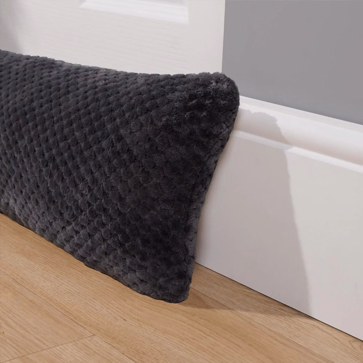 OHS Fabric Door Draught Excluder and Window Weather Seal in Charcoal Grey – 2