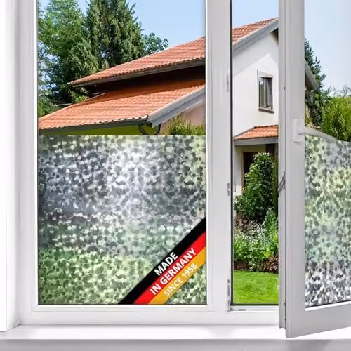 d-c-fix Self-Adhesive White Privacy Window Film, W: 45 cm x L: 2 m – 1