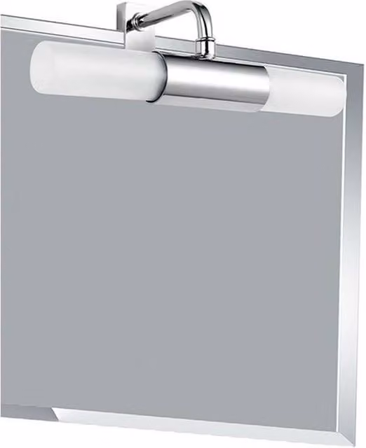 Netlighting SPOT 2 Chrome Bathroom Over Mirror Light, W/D/H: 23 x 9 x 17 cm