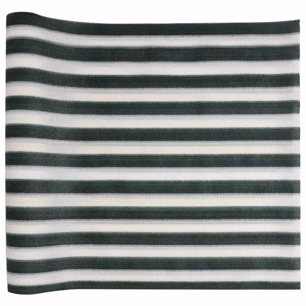 Berkfield Home Privacy Netting Mat in Green and White, HDPE Plastic, 2 x 10 m – 2