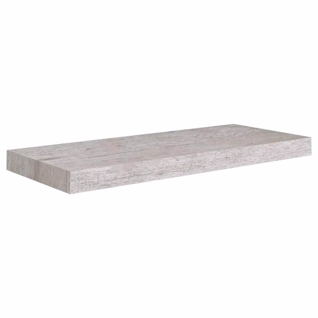 Berkfield Home Floating Wall Shelf in Concrete Grey, W: 60 cm, D: 23.5 cm, H: 3.8 cm – 2