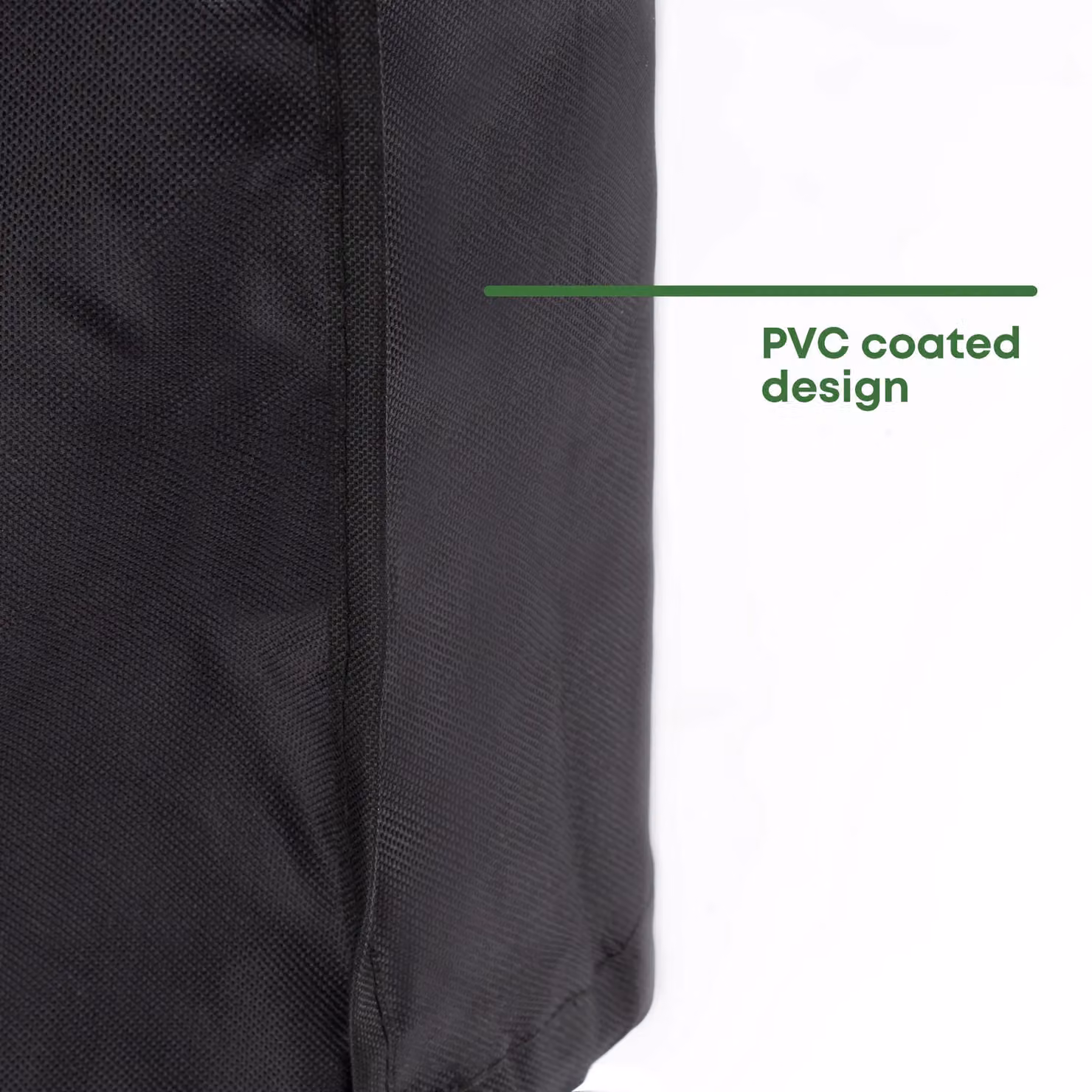 FINEWAY Extra Heavy Duty Waterproof Rattan Cube Set Cover with PVC Lining in Black – 5