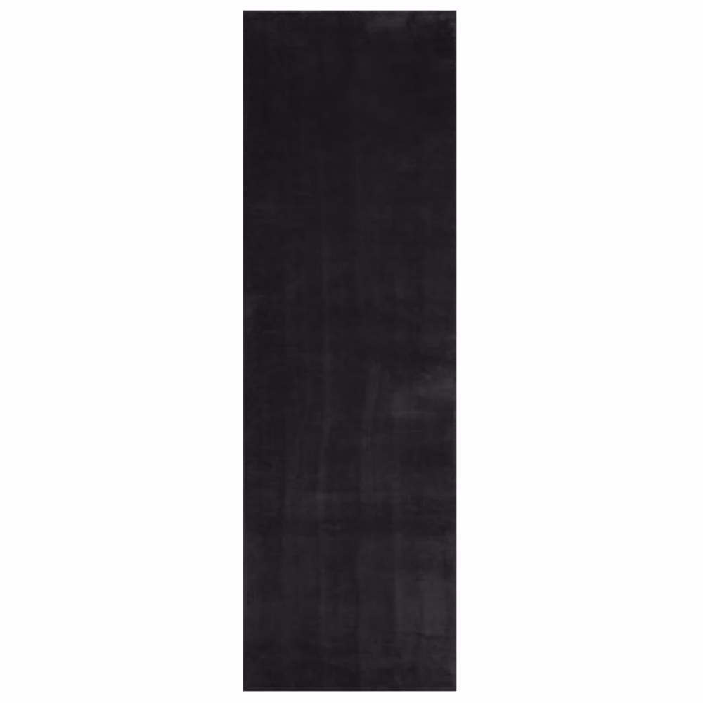 Berkfield Home Huarte Black Short Pile Washable Rug, W: 80 cm, D: 250 cm – 2