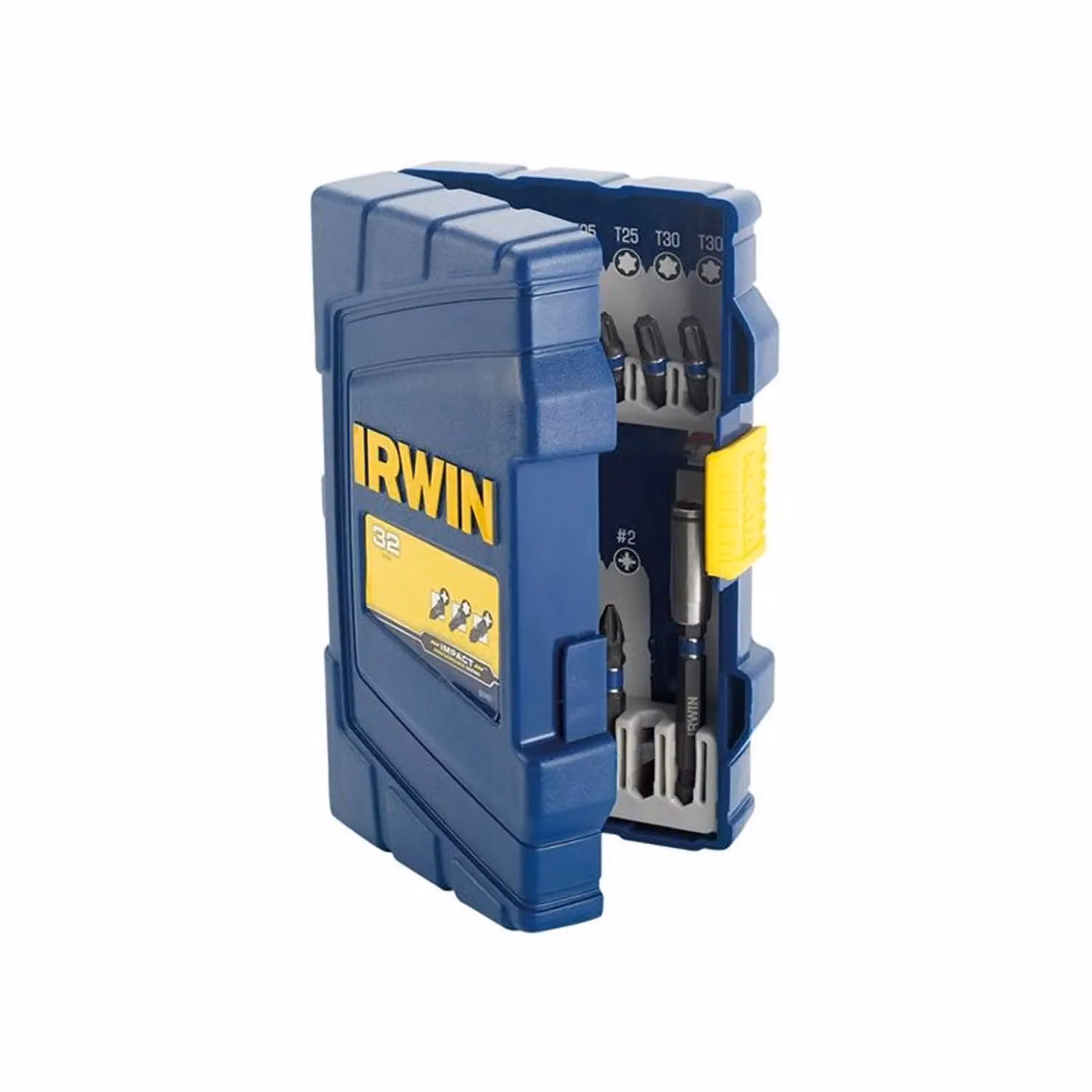 IRWIN 32 Piece Steel Impact Screwdriver Bit Set in Blue and Multicolour – 2