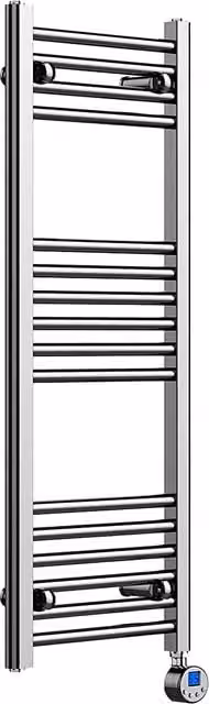 Lux Heat Electric Chrome Ladder Towel Radiator, Silver, H x W: 100 x 40 cm – 2