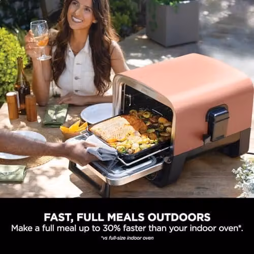 Ninja Woodfire Electric Outdoor Pizza Oven, Orange, OO101UK – 12