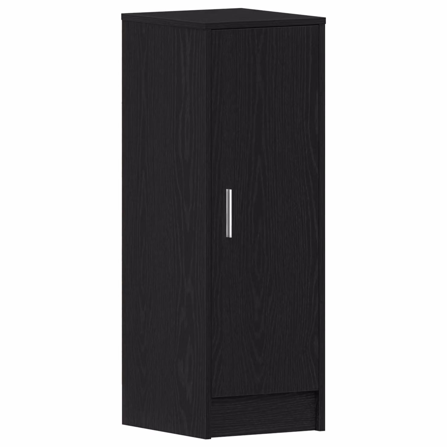 Berkfield Home Modern Black Oak MDF Shoe Cabinet with Hinged Doors and Internal Shelves – 2