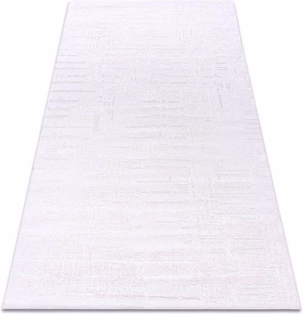 RugsX Abstract Design Rectangular Rug in Beige and White, W: 200 cm, D: 100 cm