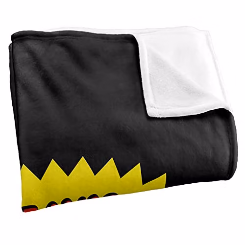 LOGOVISION White Fluffy Microfibre Fleece Throw Blanket, W/D: 152 x 127 cm – 2