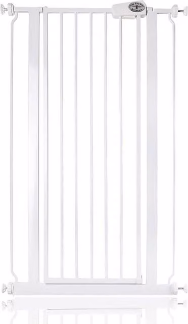Bettacare Extendable White Child and Pet Gate for Doors and Stairs