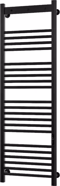 Lux Heat Dry Electric Smart WiFi Stainless Steel Towel Radiator - Black