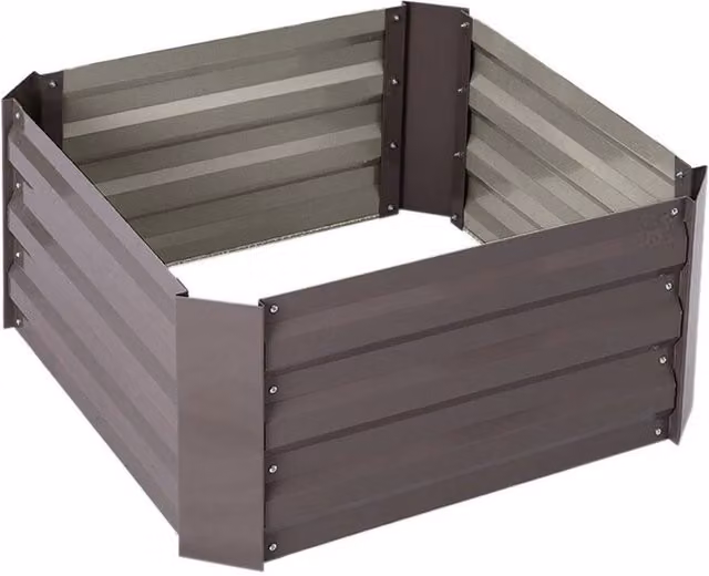 Kelvenix Brown Galvanised Steel Raised Bed – 1