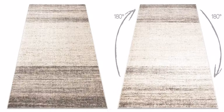 RugsX Fusion Geometric Modern Rug in Yellow, W/D/H: 170 x 120 cm