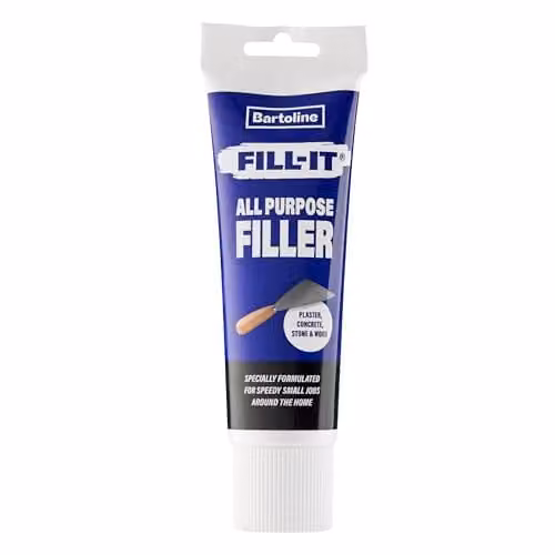 Bartoline Ready Mixed Instant Paintable Filler, White, 330g – 1