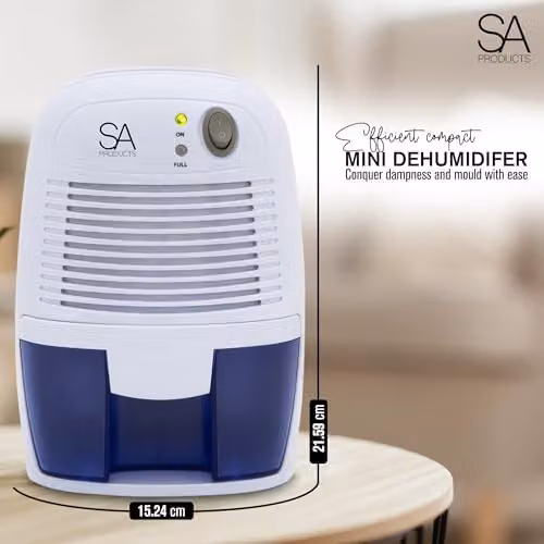 Tanness Portable Dehumidifier and Air Purifier, 500ml, White – 2