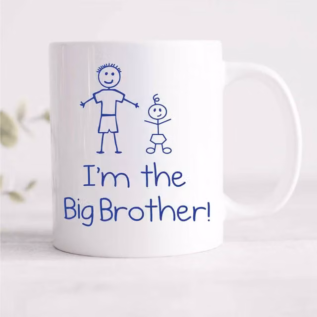 60 Second Makeover I'm The Big Brother Ceramic Mug, White, 300 ml