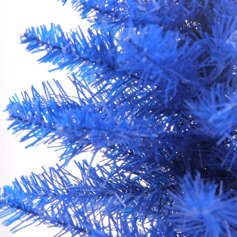 Voltico Mini Colours Tabletop Artificial Christmas Tree in Mid Blue, Height: 30 cm – 3