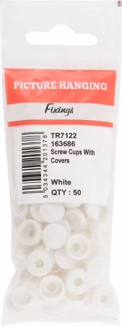 Hiatt White Screw Cups With Covers