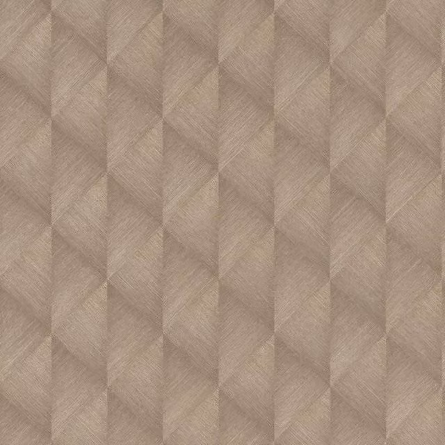 Rasch Tropical House Geometric Textured Non-Woven Vinyl Wallpaper in Beige and Sand