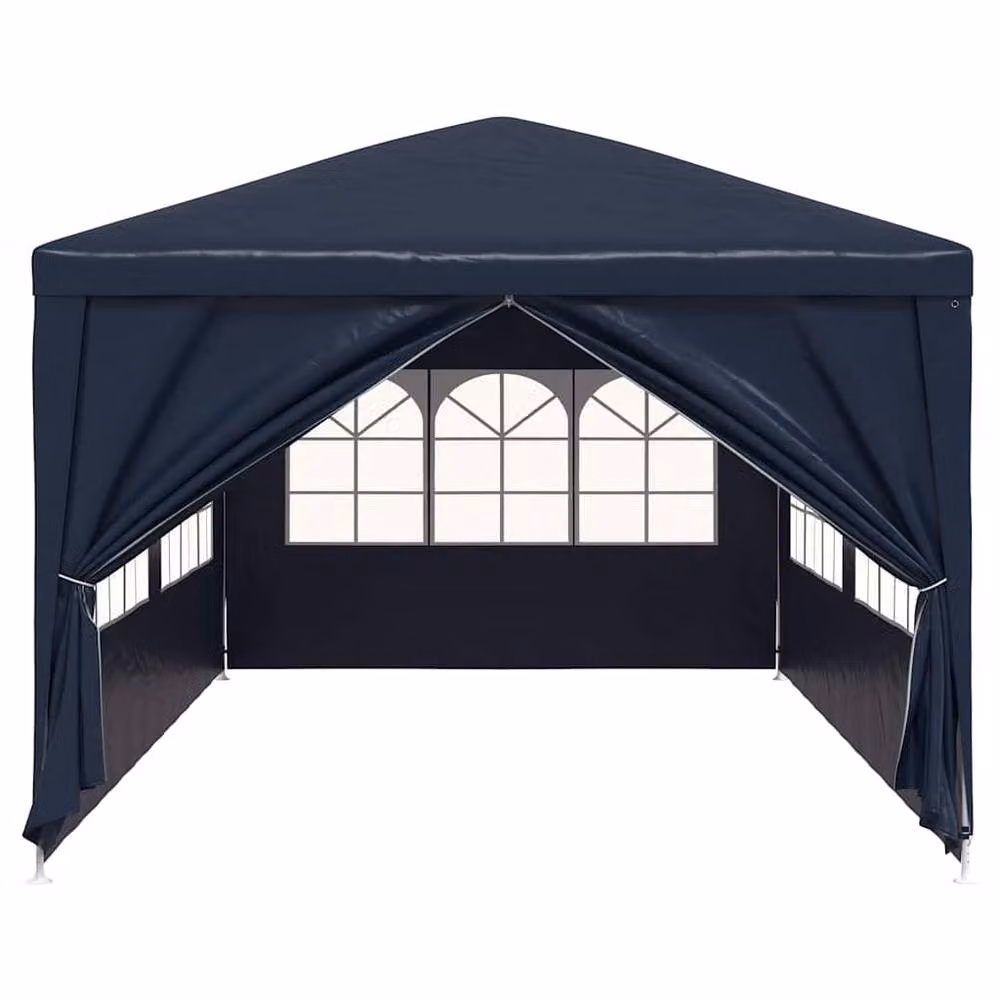 Berkfield Home Party Tent, Blue, W: 6 m, D: 3 m – 4