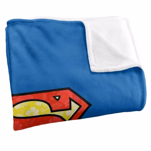 Warner Bros. Superman Mothers Day Moms Are The Real Superheroes Super Soft Silky Touch Fleece Throw Blanket, Multicolour, W/D/H: 91 x 147 cm – 2