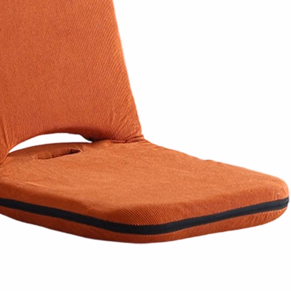 SPETLEK 5-Position Folding Floor Gaming Chair in Orange – 2