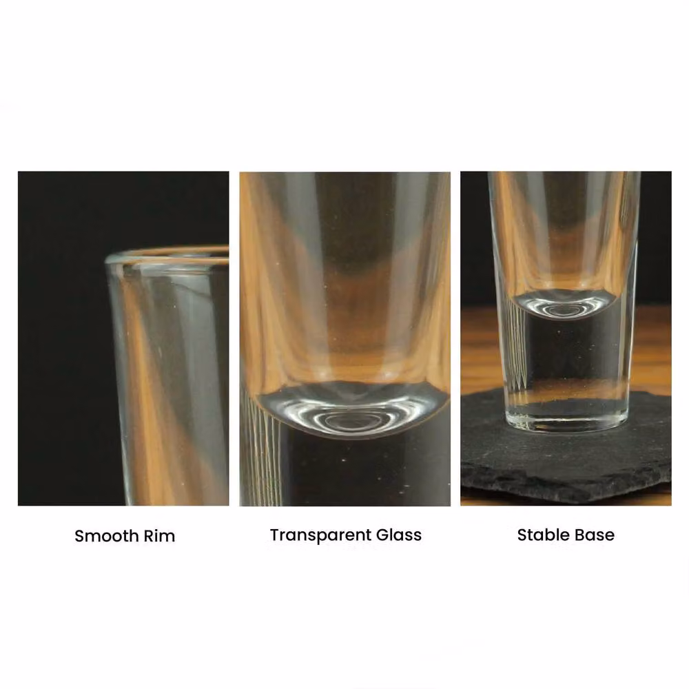 Uniqueful Personalised Engraved Shot Glass, 25ml, Clear – 3