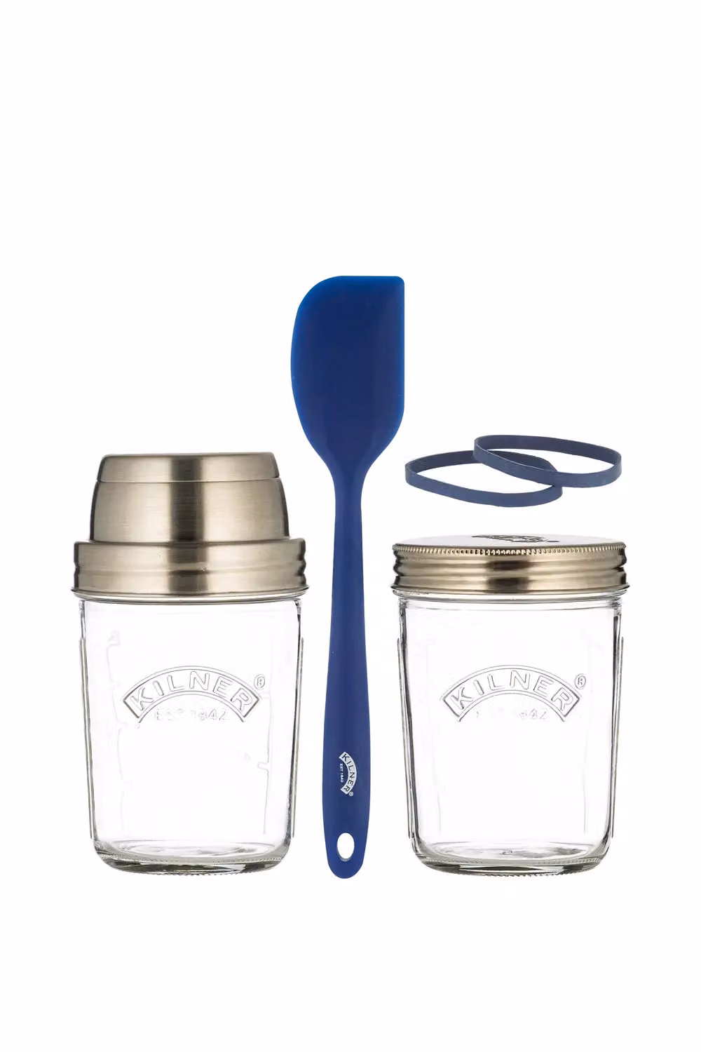 Kilner Sourdough Making Set in Clear Glass with Wood and Fabric Details – 2