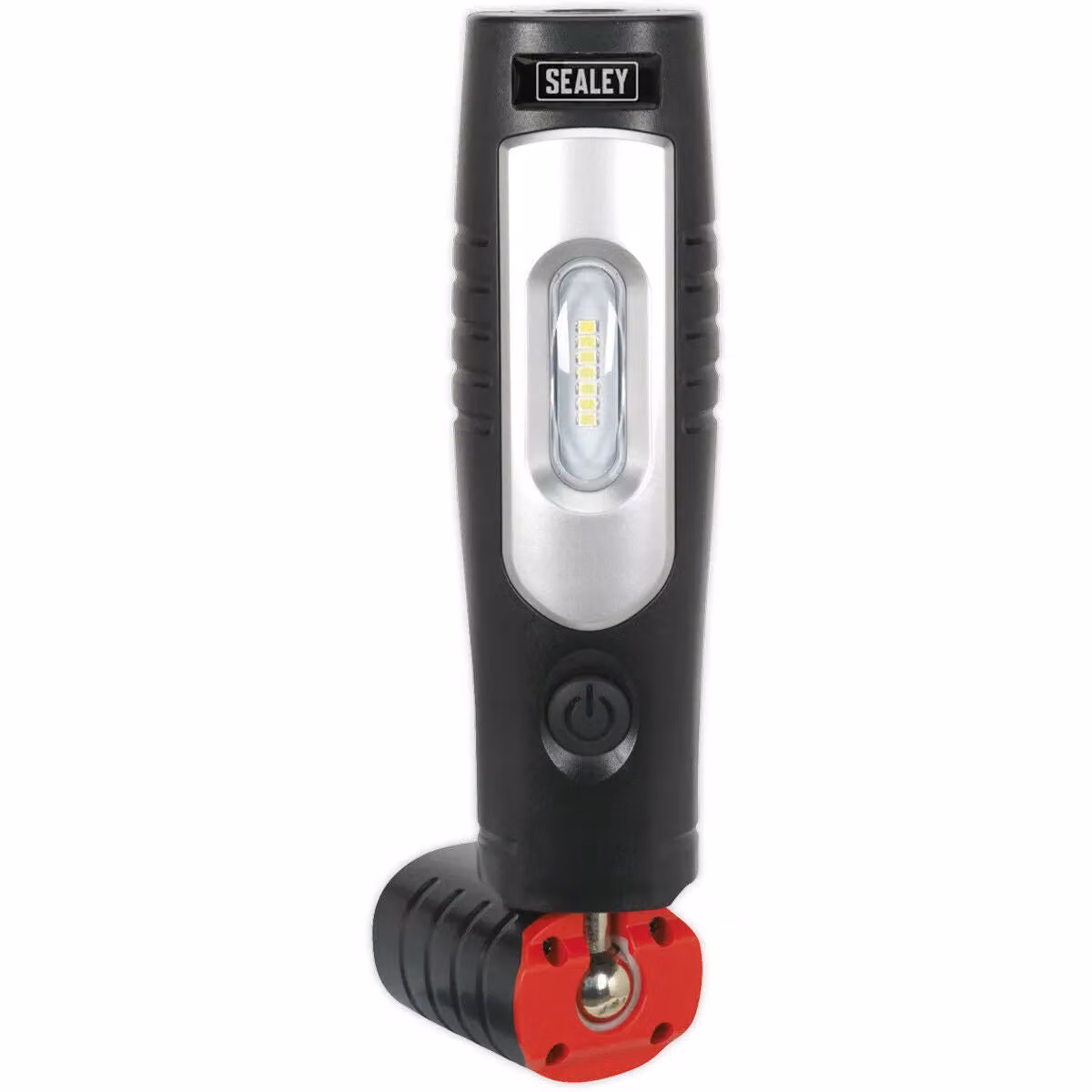 Sealey Loops Swivel Inspection Light with 7 SMD LED and 3W SMD LED, Rechargeable, Black – 3
