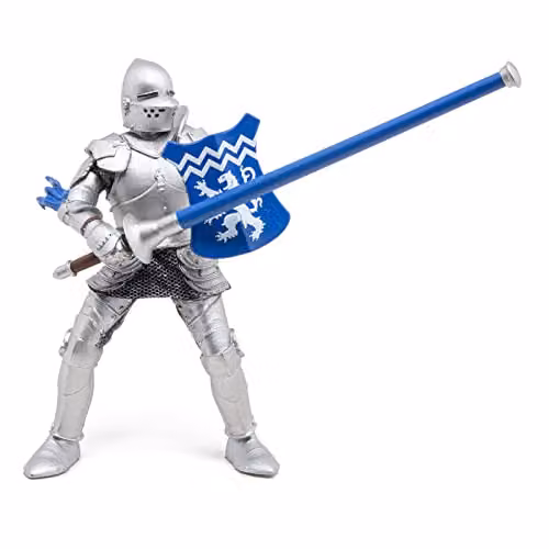 Papo Lion Knight with Lance Multicolour and Silver Fantasy Figure