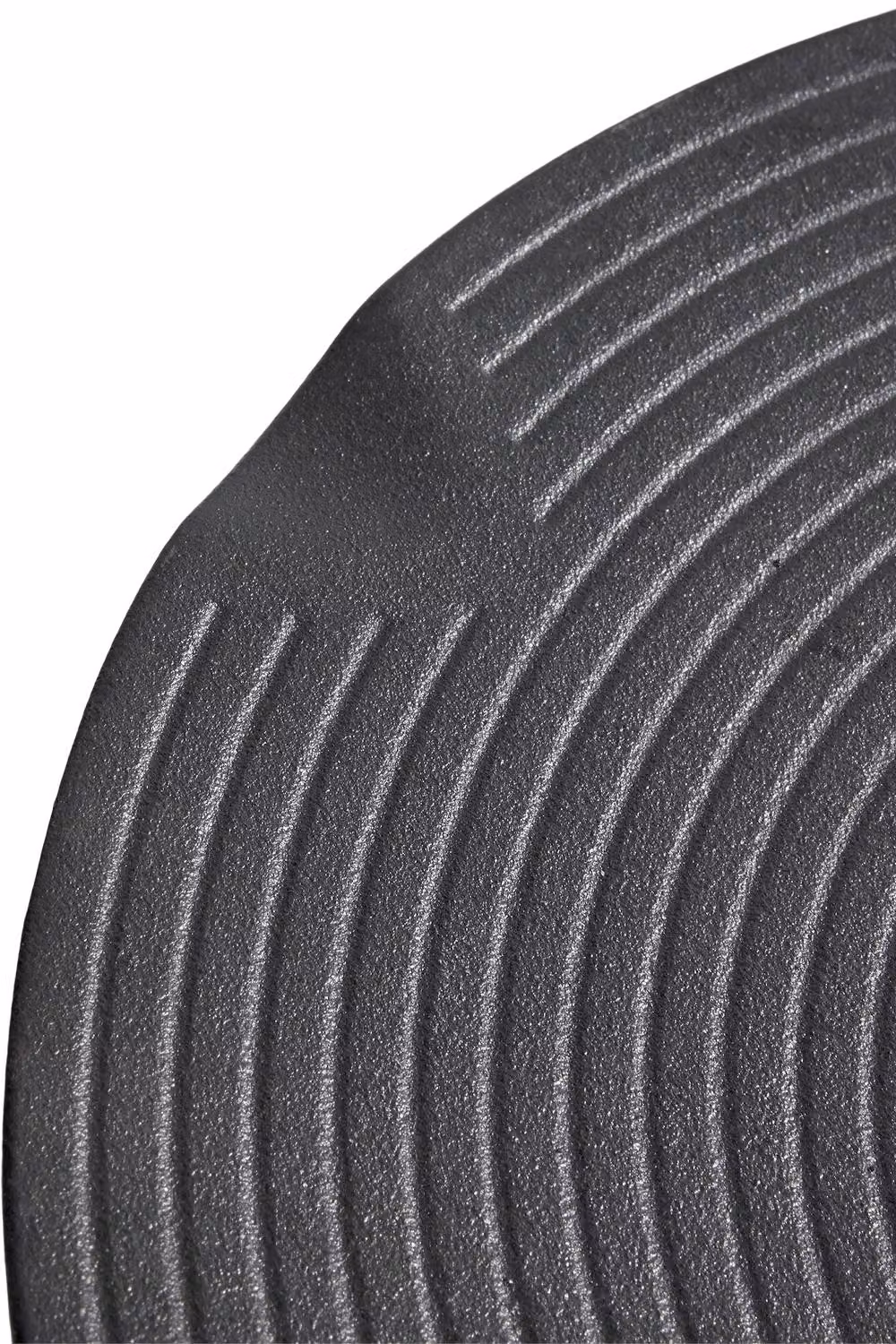 Garden Sanctuary Pre-Seasoned Round Cast Iron Grill Pan with Pouring Spout, Black – 5