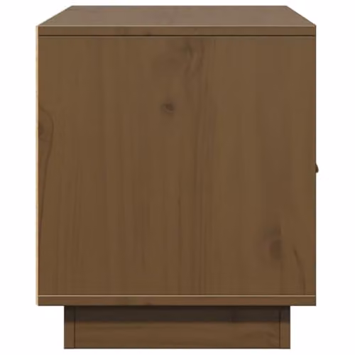 vidaXL TV Cabinet in Brown Solid Pine Wood, W/D/H: 80 x 34 x 40 cm – 5