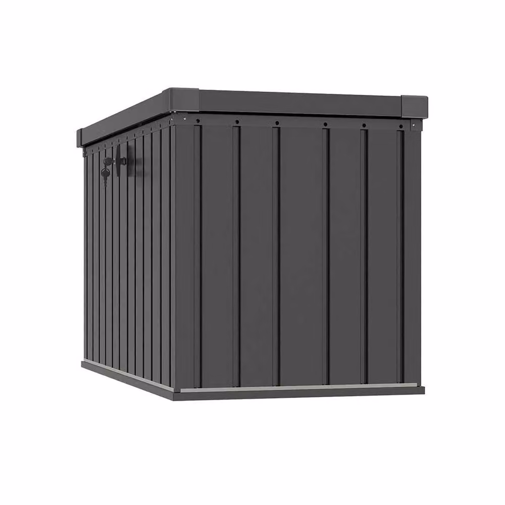 PAWNORA 400L Waterproof Garden Storage Chest XL Patio Cushion Box with Lid in Black – 2