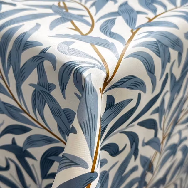 Terrys Blue and White PVC Fabric Willow Bough for Adults