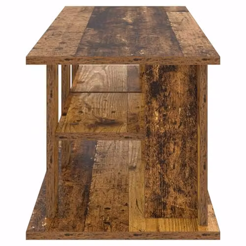 vidaXL Modern TV Stand in Old Wood Brown, W/D/H: 96 x 35 x 33.5 cm – 3