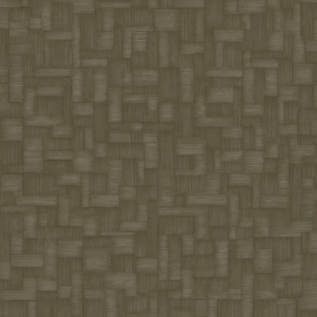 Grandeco Camu Geometric Blocks Textured Wallpaper in Green