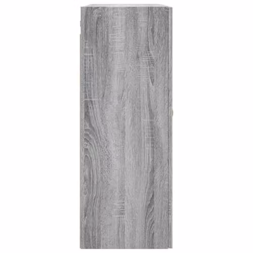 vidaXL Set of 2 Modern Wall Mounted Cabinets in Grey Sonoma, W/D/H: 69.5 x 34 x 90 cm – 3