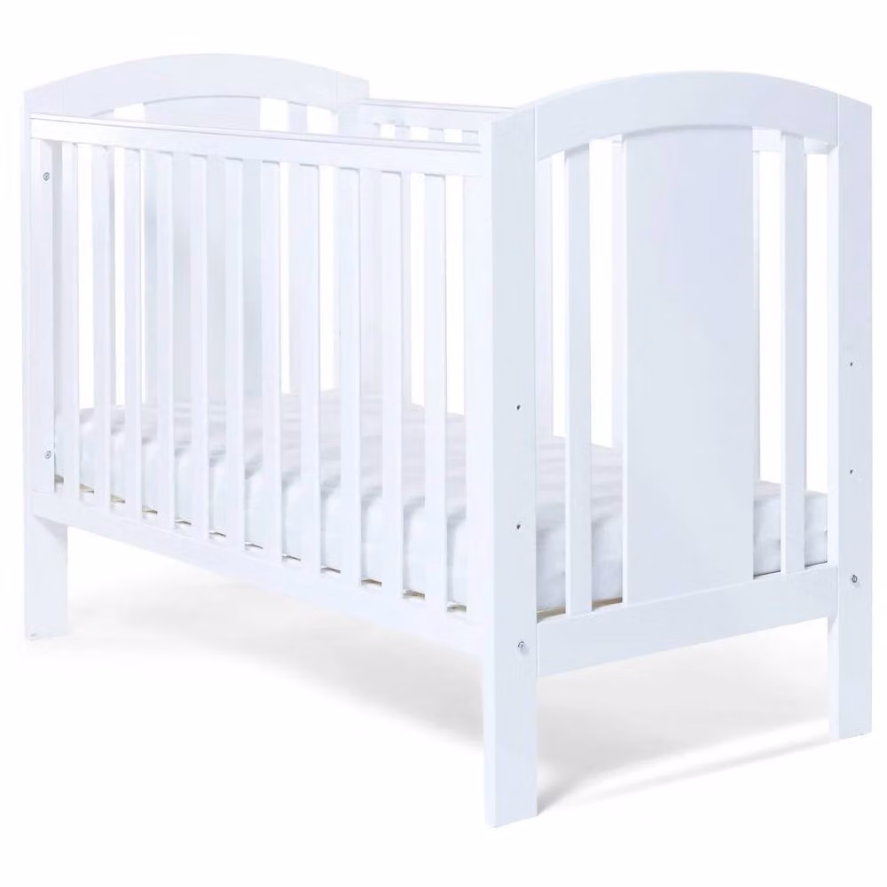 Baby Elegance Laba Cot in White Lacquered Solid Wood, 60 x 120 cm – 2