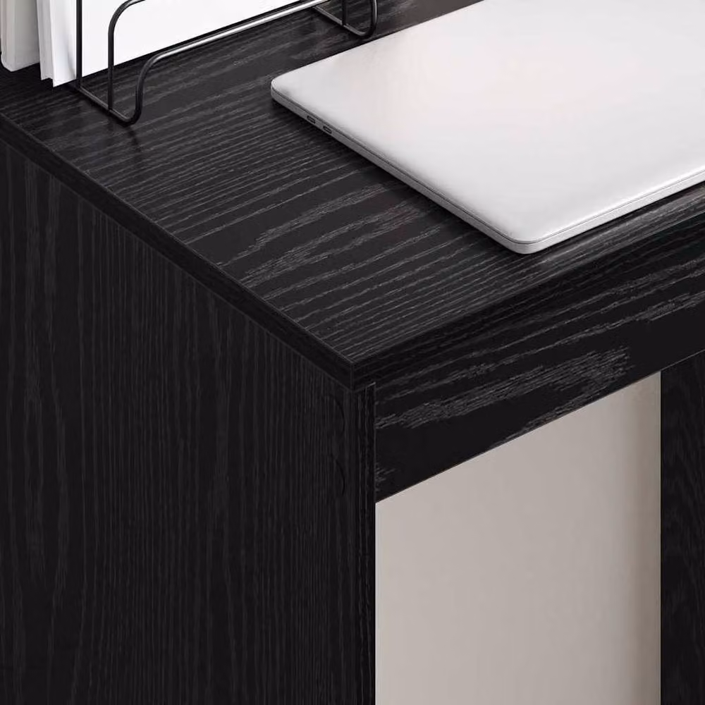 Berkfield Home Modern Writing Desk in Black Oak, W/D/H: 60 x 40 x 76 cm – 3