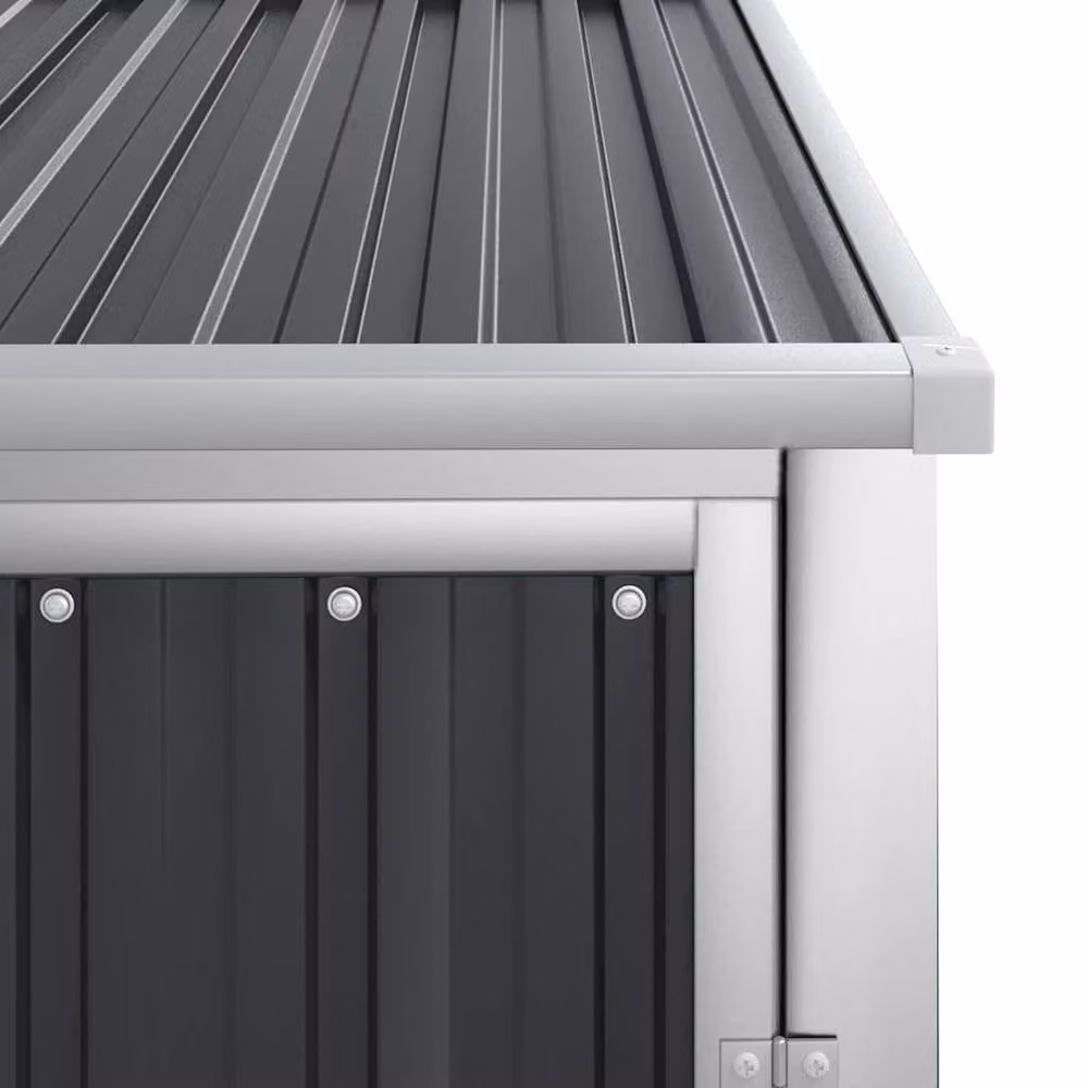 Berkfield Home Tall Cabinet in Anthracite, W/D/H: 88 x 89 x 161 cm – 5