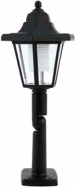 Kelvenix 2-Piece Solar Powered LED Wall Lanterns in Black with Warm White Light – 1