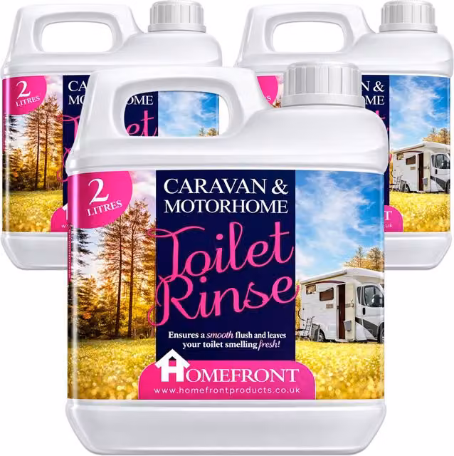 Homefront Caravan and Motorhome Toilet Rinse Solution, Pink