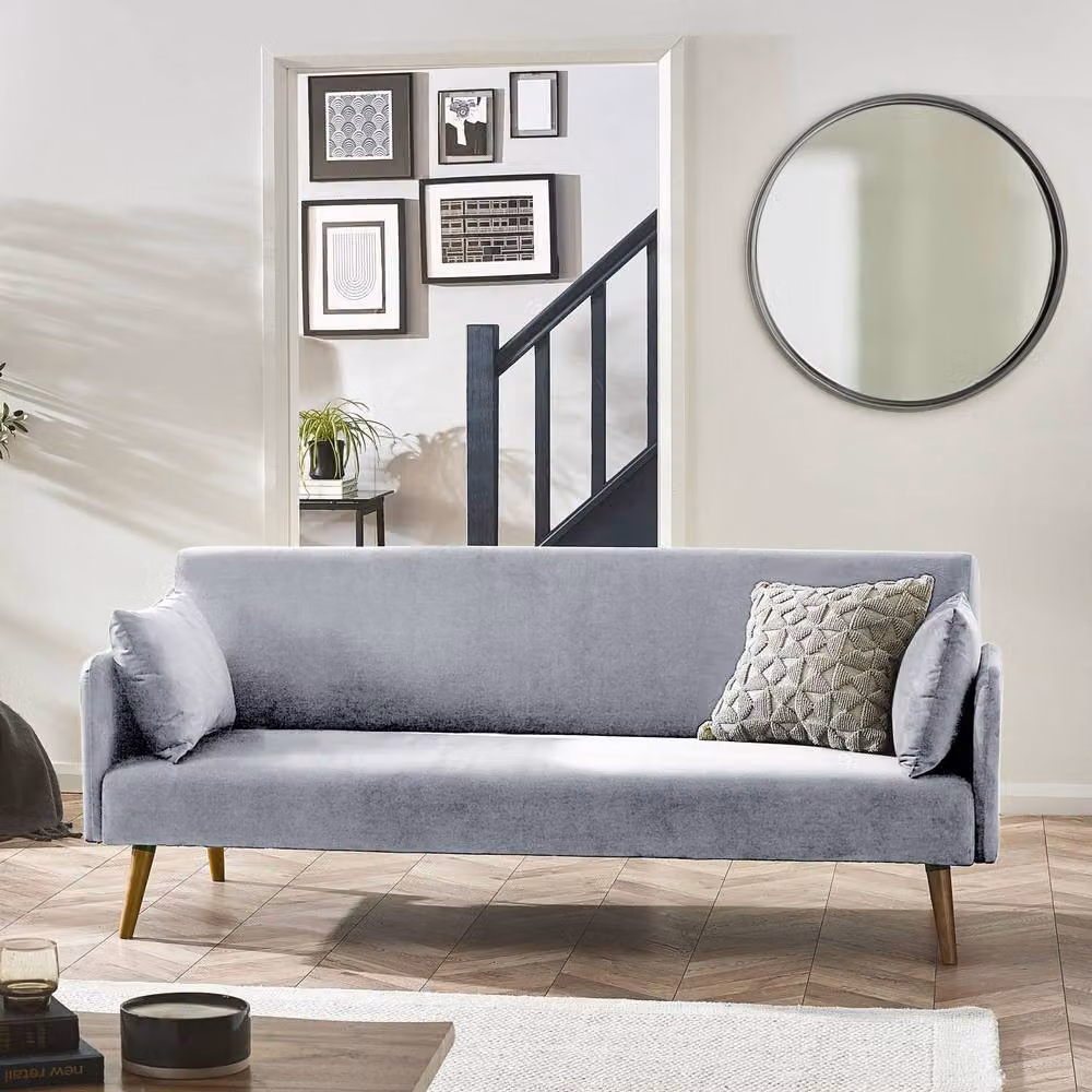 Cheshire Premium Andara Upholstered Sofa Bed in Grey – 2