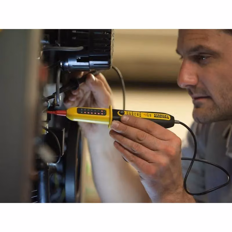 Stanley Fatmax LED Voltage Tester in Yellow and Multicolour – 3