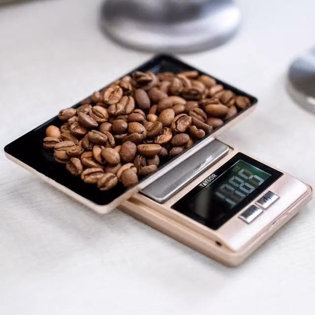 Taylor Pro 0.01g Precision Digital Pocket Kitchen Scales in Rose Gold and Yellow