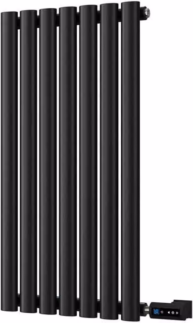 Omeara Black Horizontal Single Panel Electric Radiator with WIFI and App Control