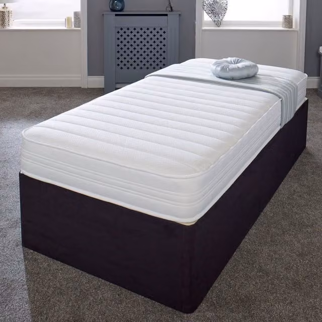 eXtreme Comfort Ltd Sirocco White Hybrid Memory Foam Spring Mattress, Small Single, Height: 18 cm