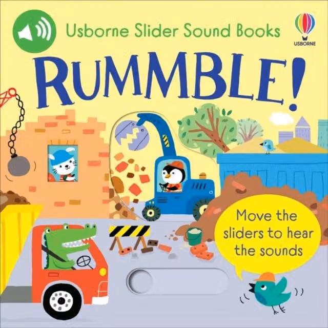 Sam Taplin Slider Sound Book Rumble Board Multicolour Paper Book