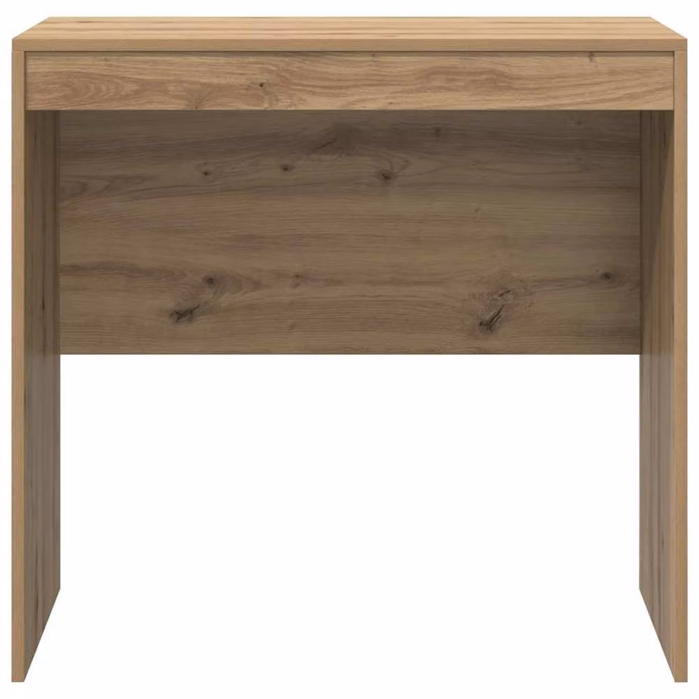 Berkfield Home Modern Artisan Oak Writing Desk in Brown, W/D/H: 80 x 50 x 76 cm – 4